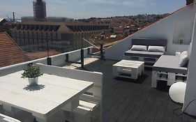 A Terrace On A Topfloor With A View